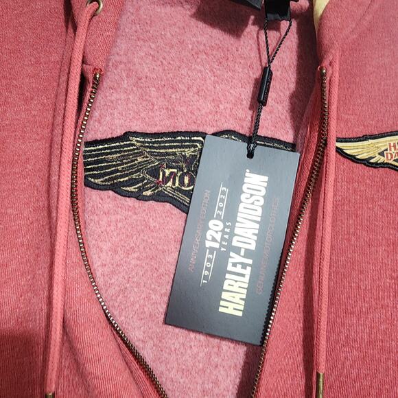 Harley Davidson hoodie 120 year anniversary women's medium - Picture 8 of 8